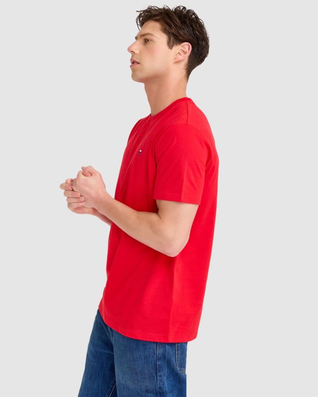 PPH0J2303 vermelho FILA camiseta fila vermelha aaron