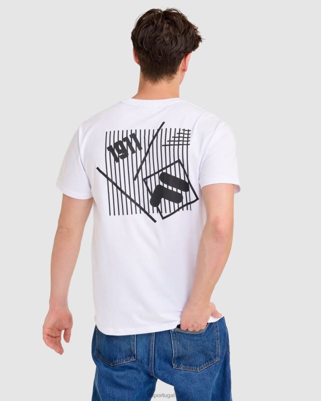 PPH0J2307 branco FILA camiseta fila aaron branca