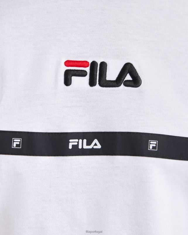 PPH0J2319 branco FILA camiseta fila masculina branca