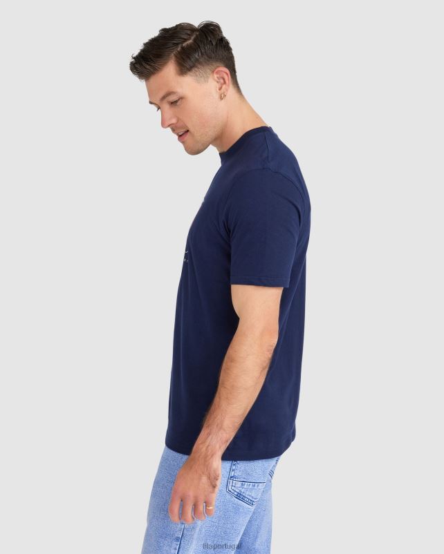 PPH0J2321 marinha FILA camiseta shaw masculina fila azul