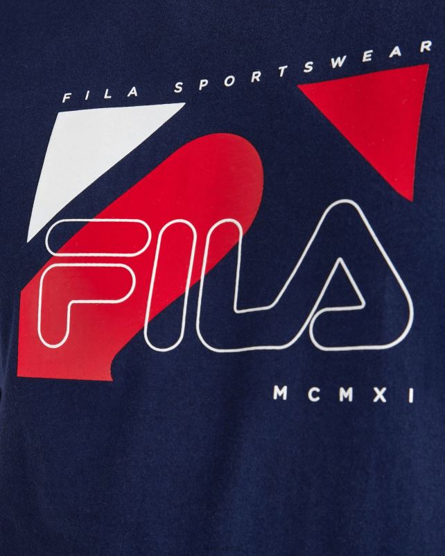 PPH0J2321 marinha FILA camiseta shaw masculina fila azul