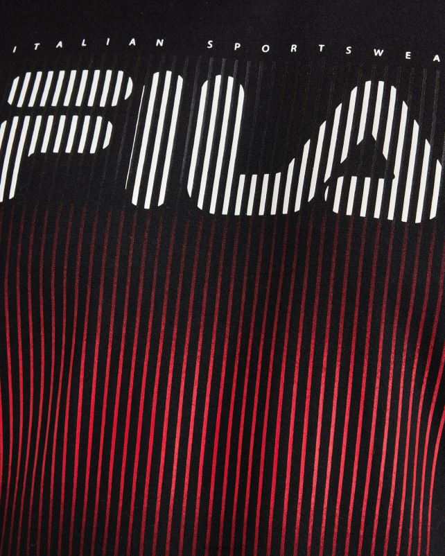 PPH0J2325 preto FILA camiseta fila cedrick masculina preta