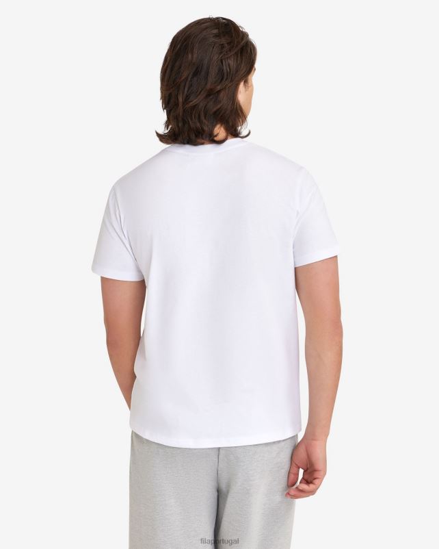 PPH0J2333 branco FILA camiseta básica masculina fila branca