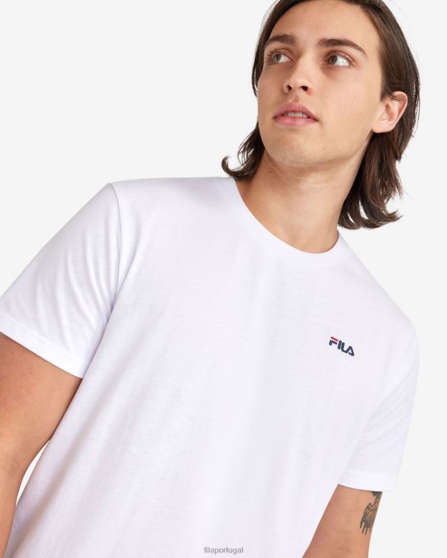 PPH0J2333 branco FILA camiseta básica masculina fila branca