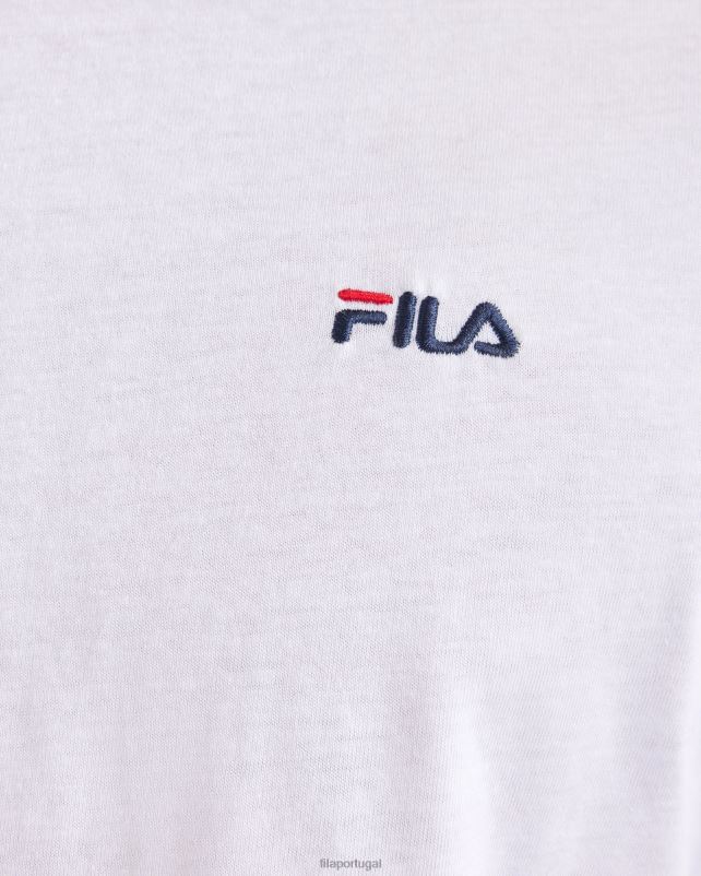 PPH0J2333 branco FILA camiseta básica masculina fila branca