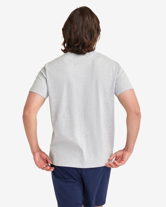 PPH0J2334 mármore prateado FILA camiseta fila silver marle básica masculina