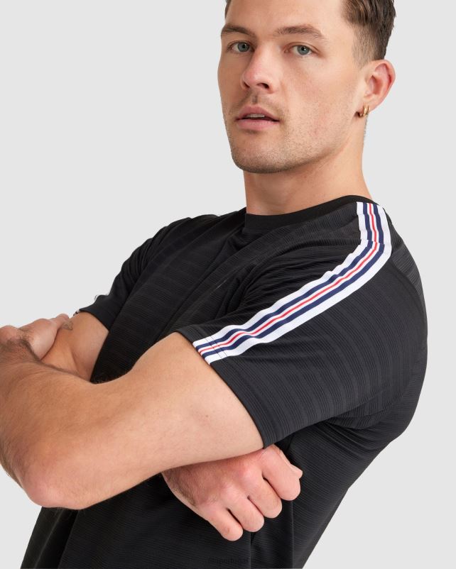 PPH0J2335 preto FILA camiseta fila pablo masculina preta