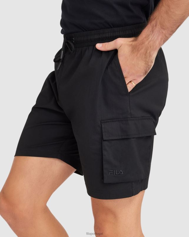 PPH0J2338 preto FILA short fila masculino preto