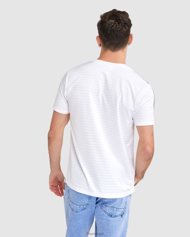 PPH0J2340 branco FILA camiseta fila pablo masculina branca