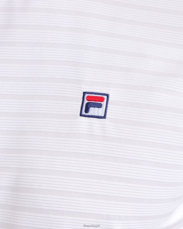 PPH0J2340 branco FILA camiseta fila pablo masculina branca