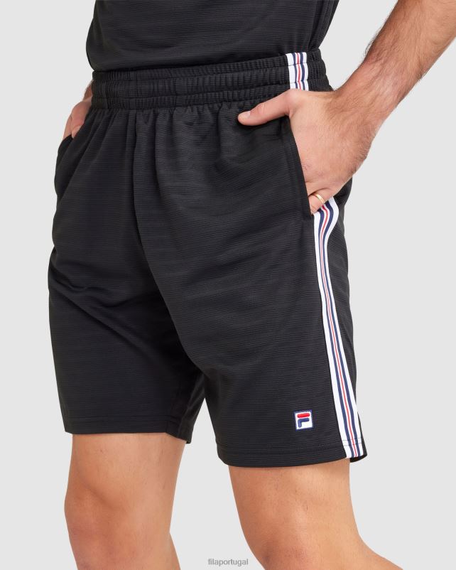 PPH0J2341 preto FILA short fila pablo masculino preto