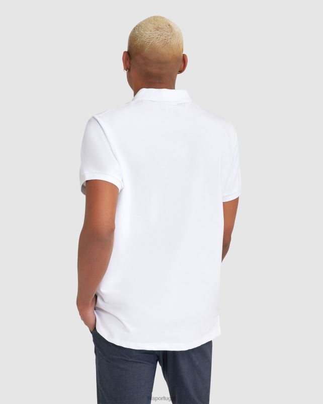 PPH0J2345 branco FILA polo blake fila branca masculina