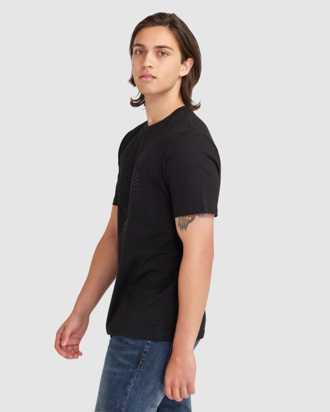PPH0J2347 preto FILA camiseta fila ravi masculina preta