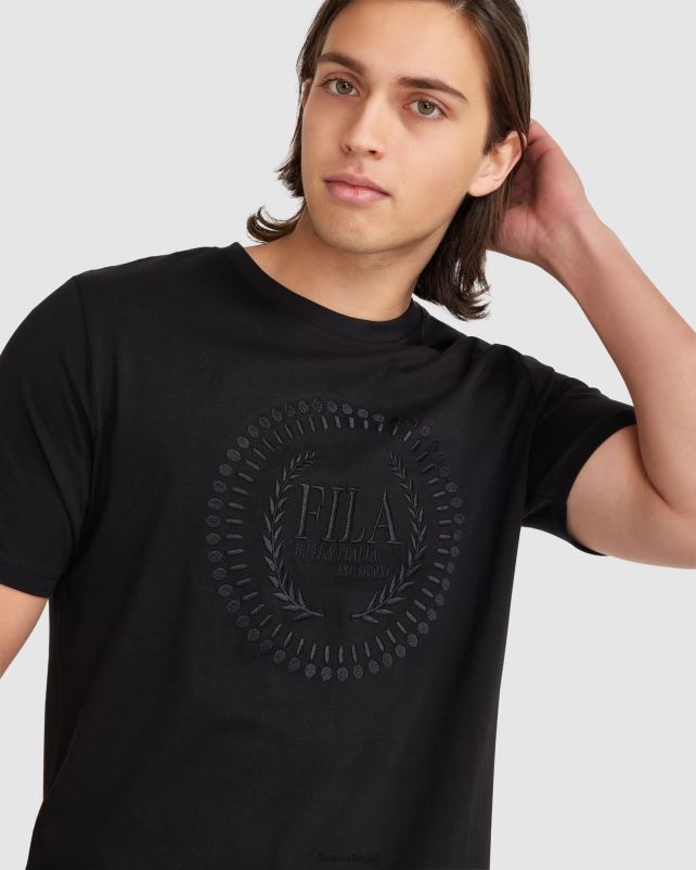 PPH0J2347 preto FILA camiseta fila ravi masculina preta