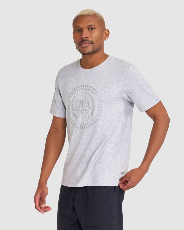 PPH0J2350 mármore cinza FILA camiseta fila ravi masculina cinza marle