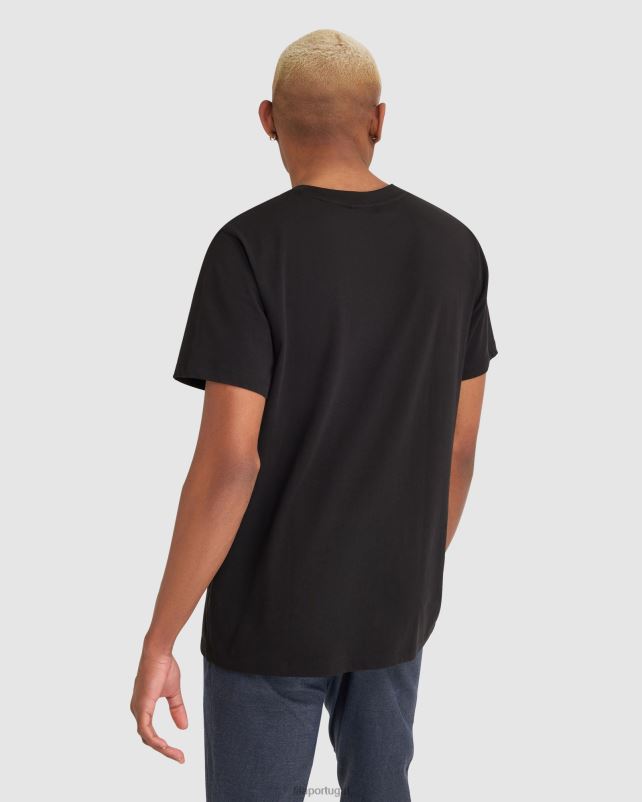 PPH0J2359 preto FILA camiseta fila raven masculina preta