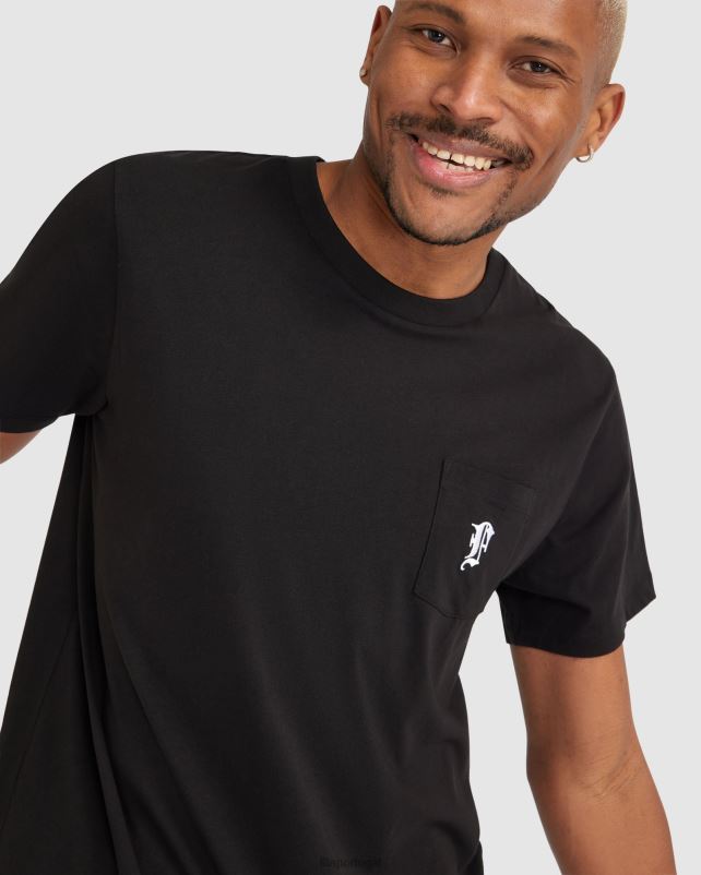 PPH0J2359 preto FILA camiseta fila raven masculina preta