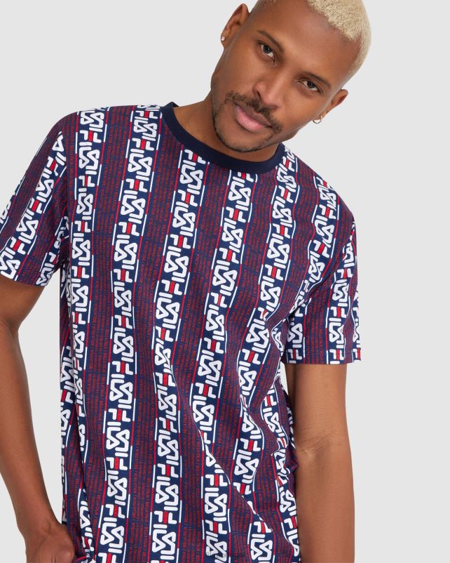 PPH0J2370 nova marinha FILA camiseta harrison fila masculina