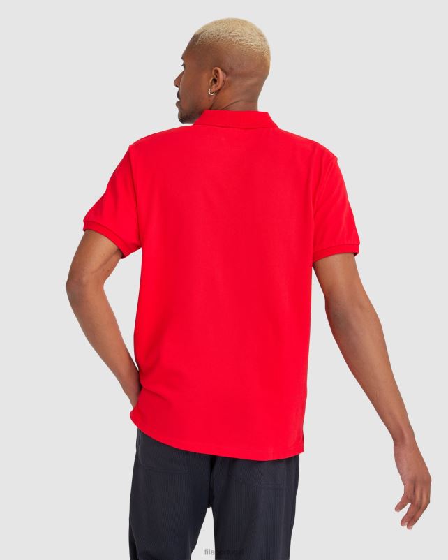 PPH0J2372 vermelho FILA polo asher fila masculina vermelha