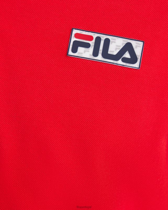 PPH0J2372 vermelho FILA polo asher fila masculina vermelha