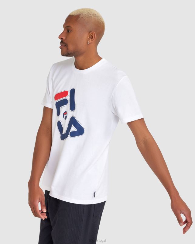 PPH0J2377 branco FILA camiseta fila kiley masculina branca