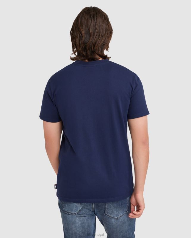 PPH0J2381 nova marinha FILA camiseta kiley masculina nova fila azul marinho