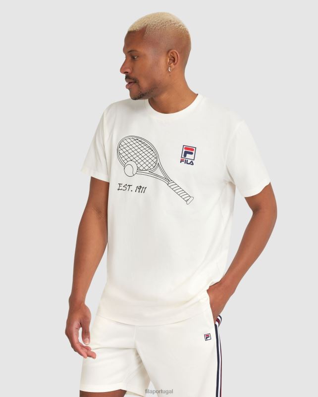 PPH0J2386 branco FILA camiseta fila wyatt masculina branca
