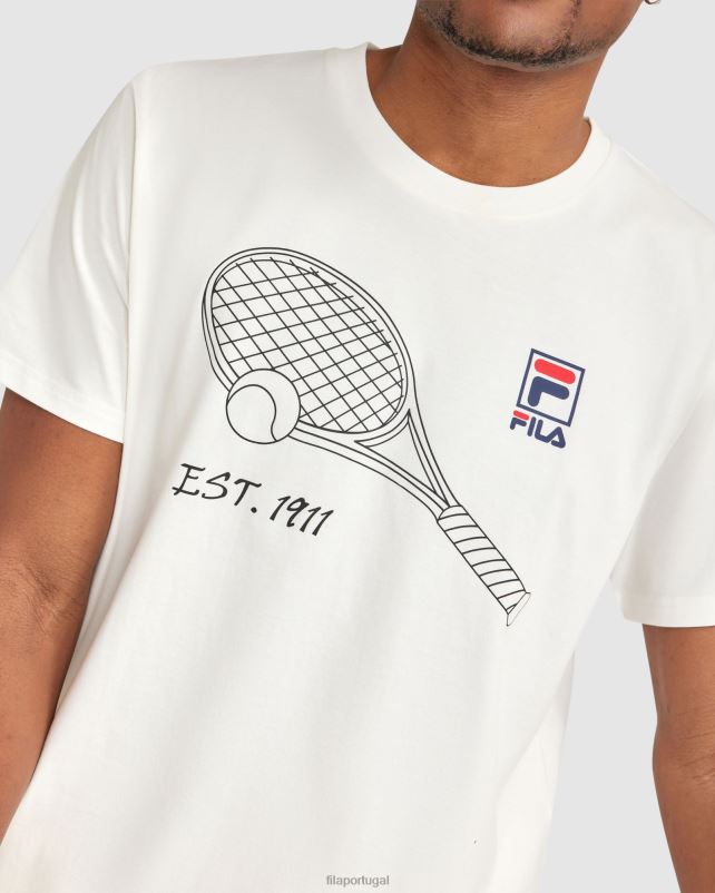 PPH0J2386 branco FILA camiseta fila wyatt masculina branca