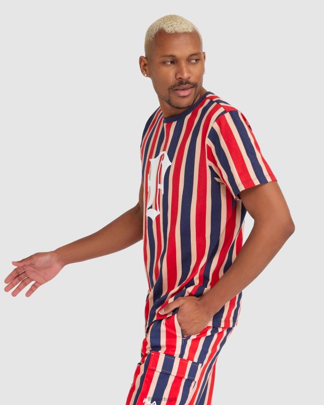 PPH0J2389 nova marinha FILA camiseta fila jett masculina