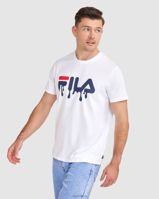PPH0J2404 branco FILA camiseta fila matthew masculina branca