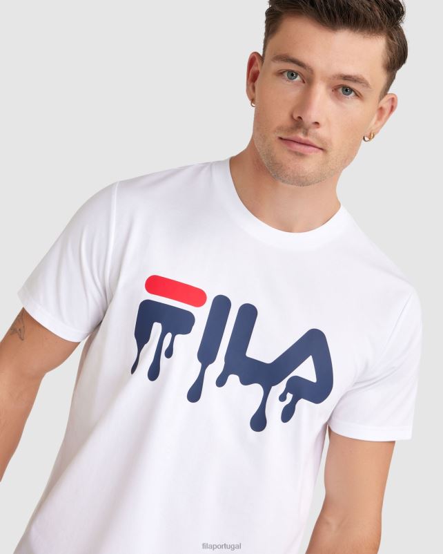 PPH0J2404 branco FILA camiseta fila matthew masculina branca