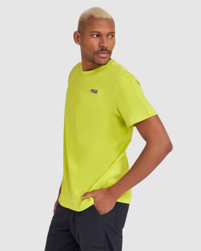 PPH0J2412 verde cítrico FILA camiseta fila verde cian masculina