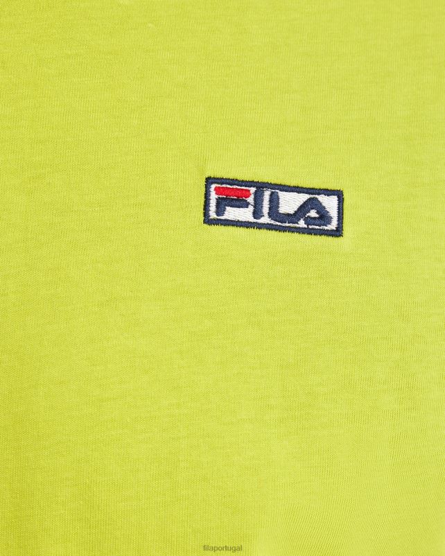 PPH0J2412 verde cítrico FILA camiseta fila verde cian masculina