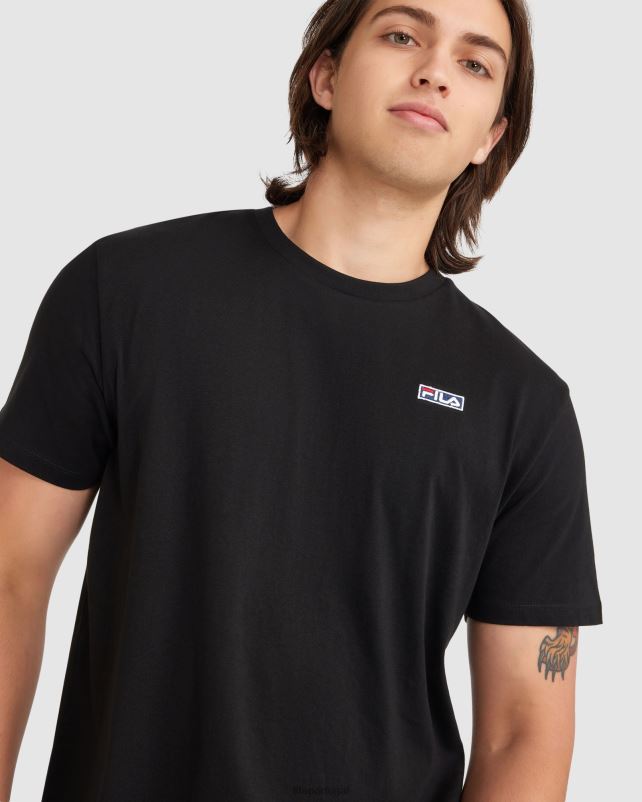 PPH0J2417 preto FILA camiseta fila preta masculina
