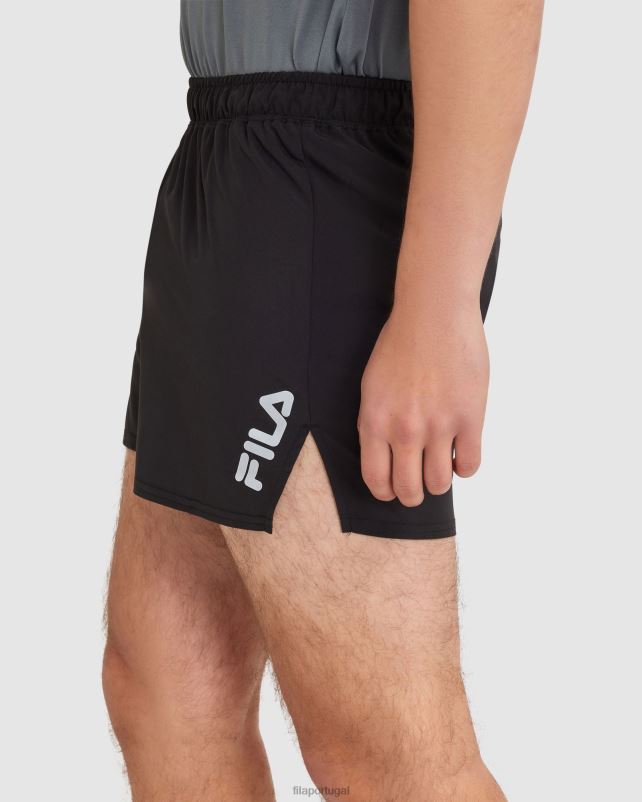 PPH0J2420 preto FILA short fila caleb run masculino preto