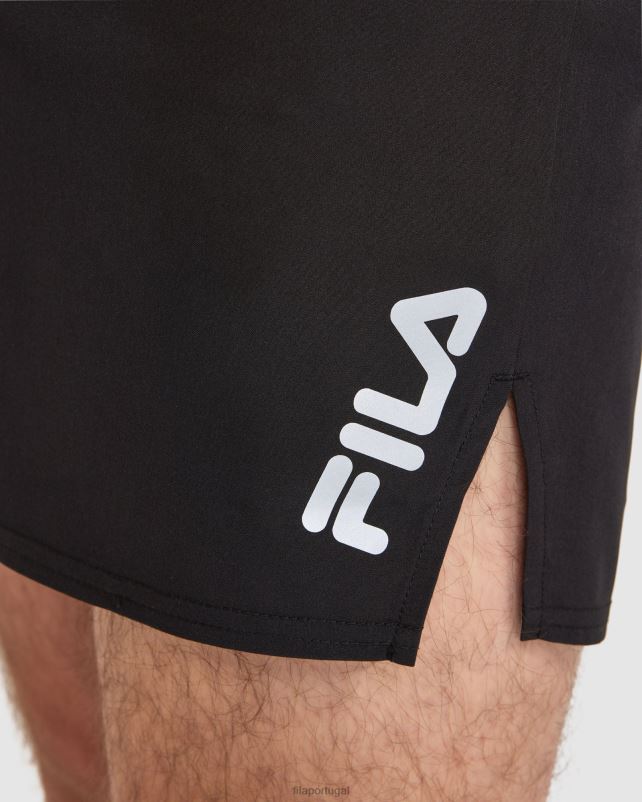 PPH0J2420 preto FILA short fila caleb run masculino preto