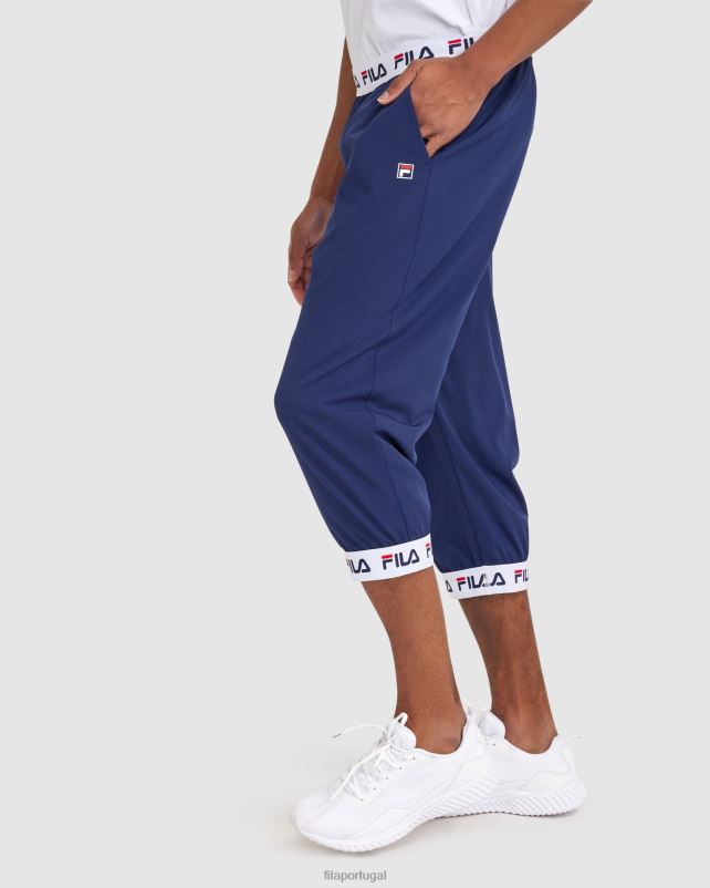 PPH0J2424 nova marinha FILA calça fila 3/4 wade masculina