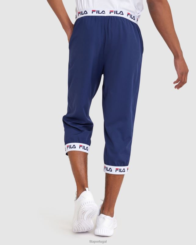 PPH0J2424 nova marinha FILA calça fila 3/4 wade masculina