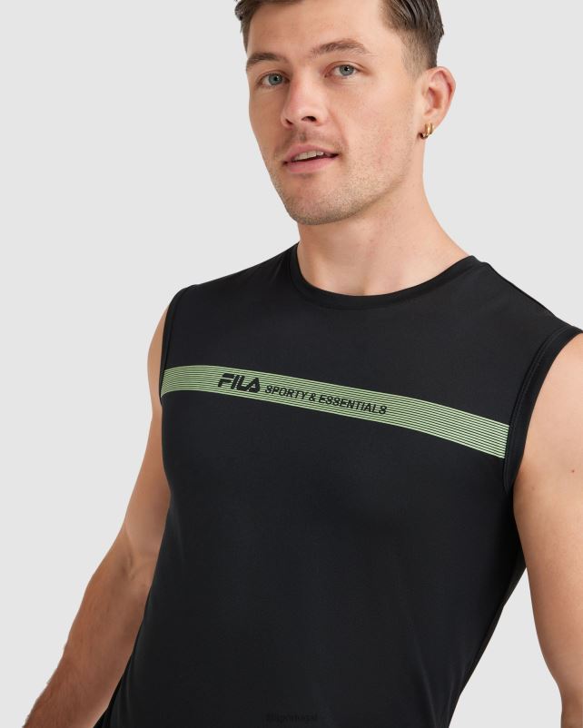 PPH0J2427 preto FILA regata fila masculina caleb qdry preta