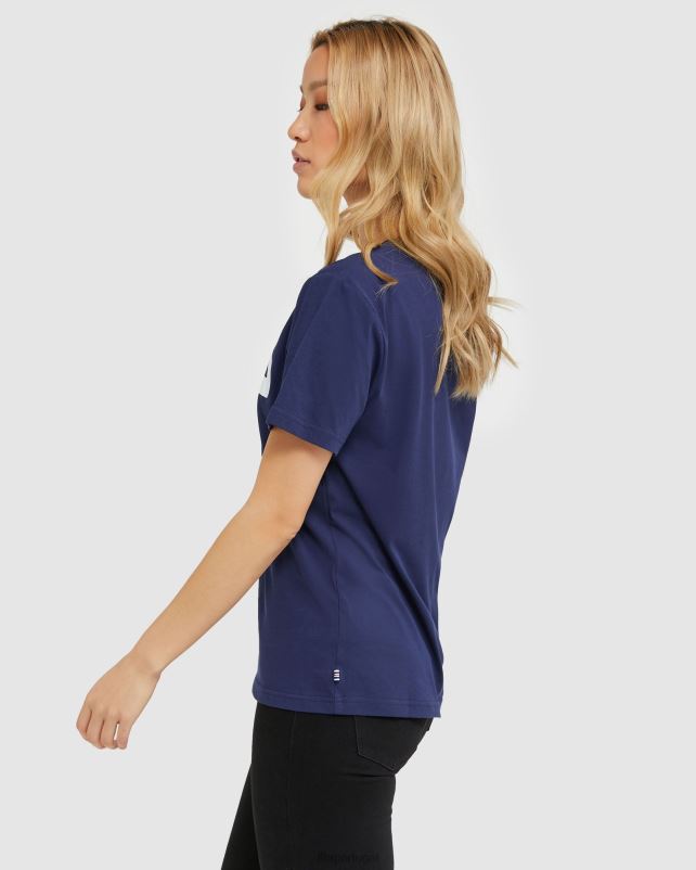 PPH0J2437 nova marinha FILA camiseta fila classic unissex