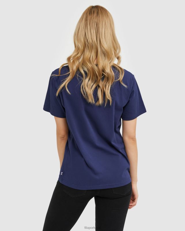PPH0J2437 nova marinha FILA camiseta fila classic unissex
