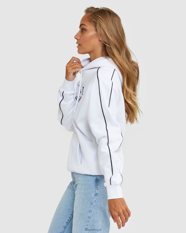 PPH0J2442 branco FILA capuz fila branco unissex