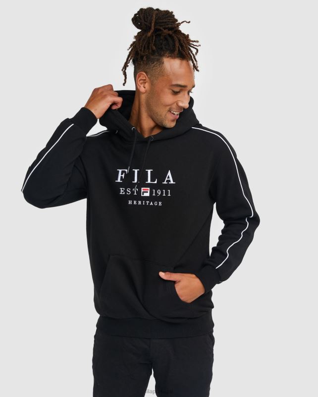 PPH0J2446 preto FILA moletom fila preto unissex