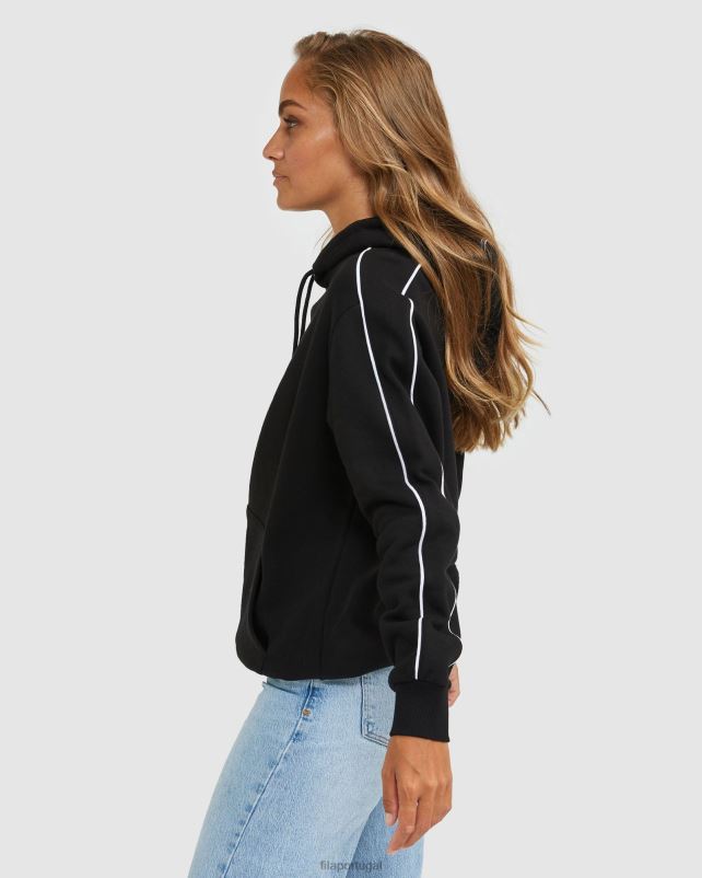 PPH0J2446 preto FILA moletom fila preto unissex