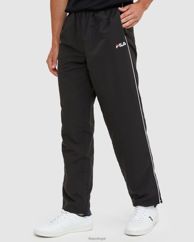 PPH0J2449 preto FILA calça fila classic masculina de microfibra preta