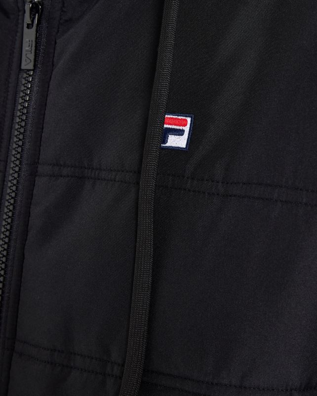 PPH0J2453 preto FILA jaqueta anton puff masculina preta fila