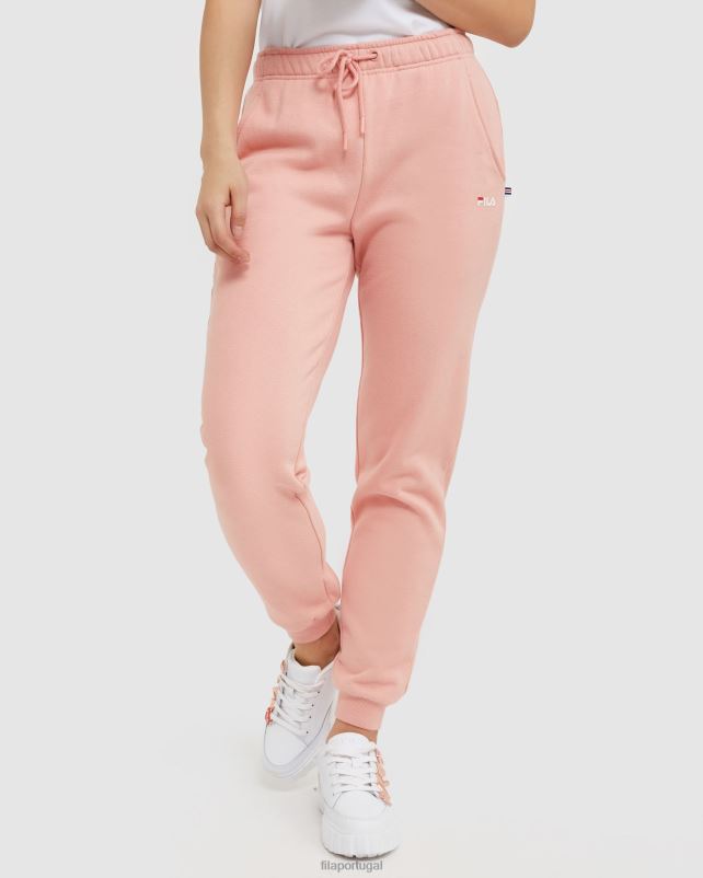 PPH0J2456 rosa suave FILA calça clássica unissex fila mellow rose