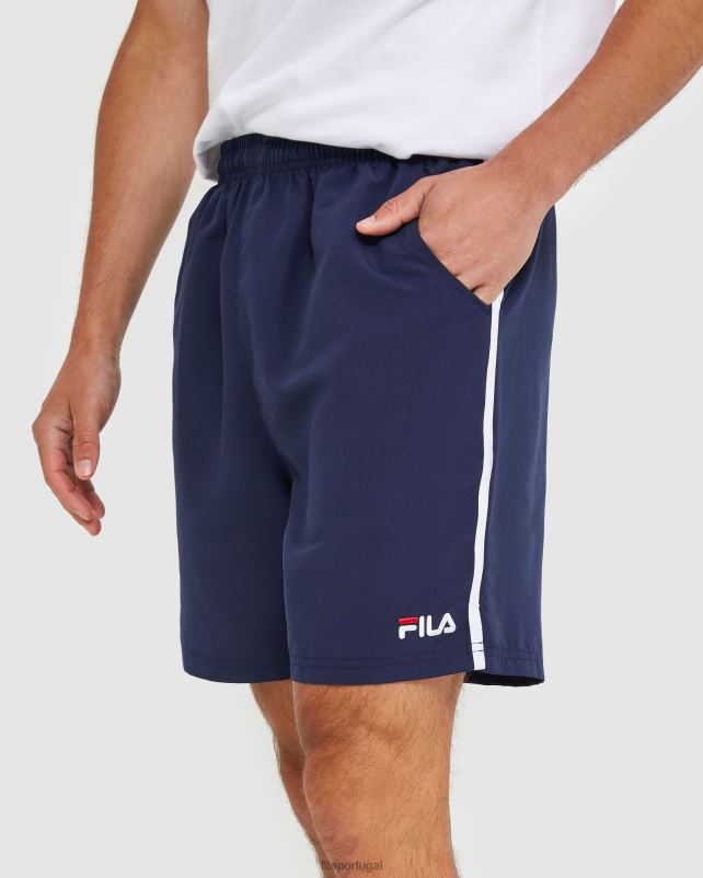 PPH0J2460 nova marinha FILA novo short de microfibra masculino clássico azul marinho fila