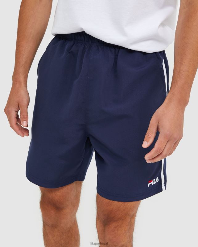 PPH0J2460 nova marinha FILA novo short de microfibra masculino clássico azul marinho fila