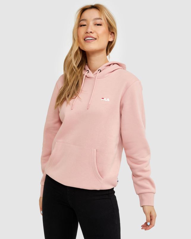 PPH0J2462 rosa suave FILA capuz unissex clássico 2 fila mellow rose